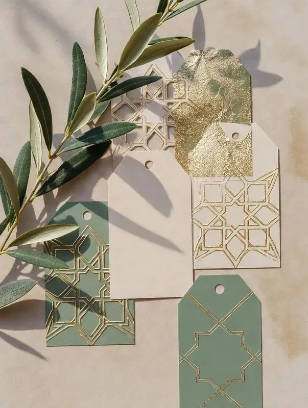Ramadan Chic Minimalist Journal Tags