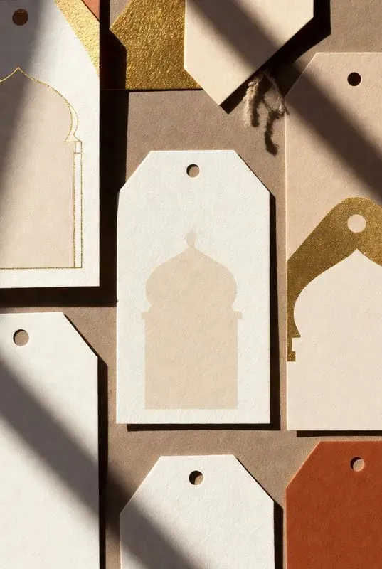 Ramadan Chic Minimalist Journal Tags