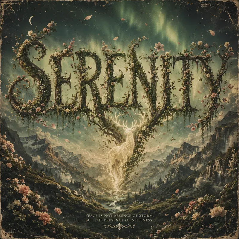 Nature Typography Posters