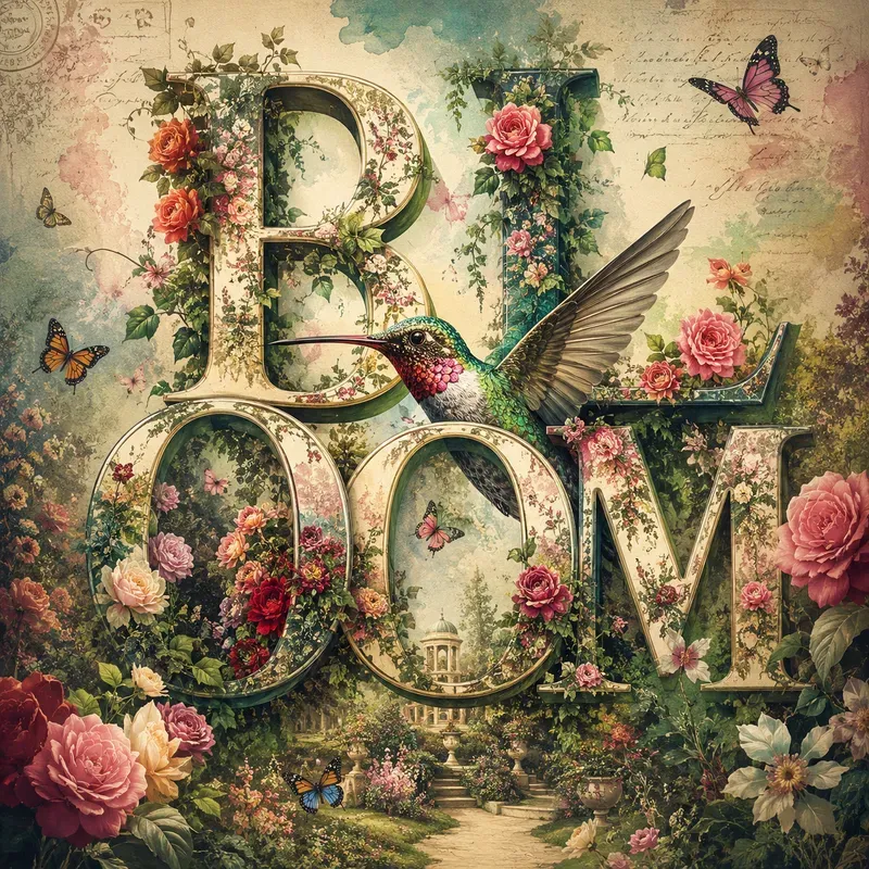 Nature Typography Posters