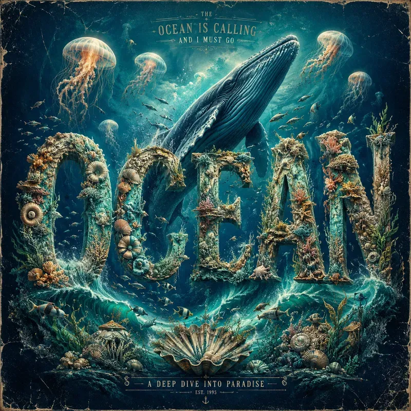 Nature Typography Posters