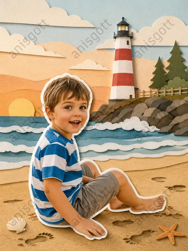 Viral Custom Paper Cut Photo Stickers