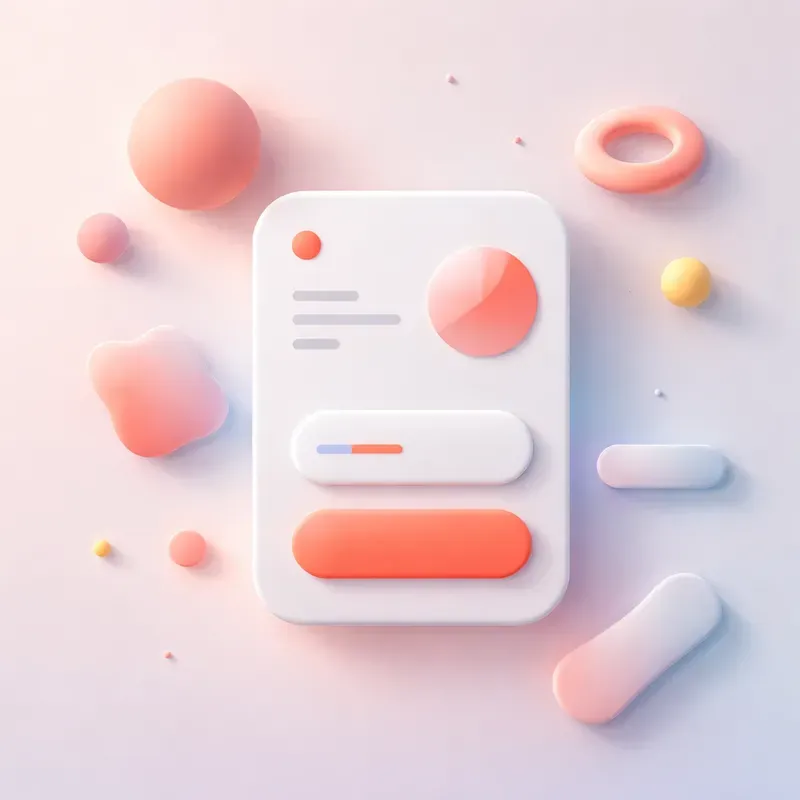 Minimal Neumorphic UI Backgrounds