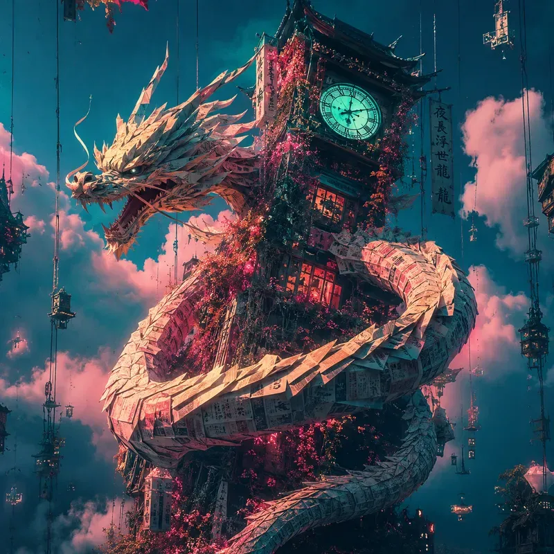 Neon Surreal Dreamscapes