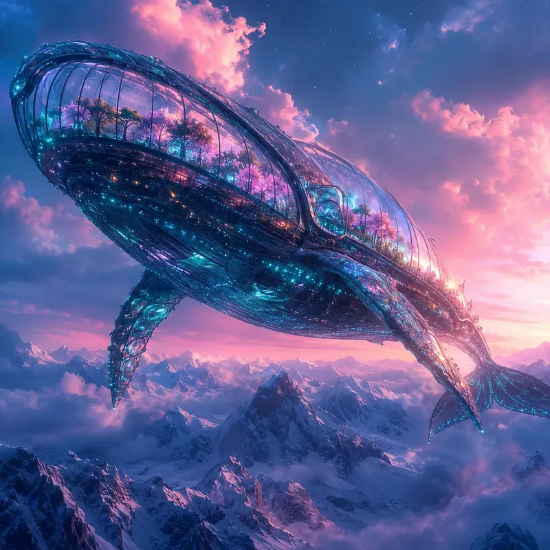 Neon Surreal Dreamscapes