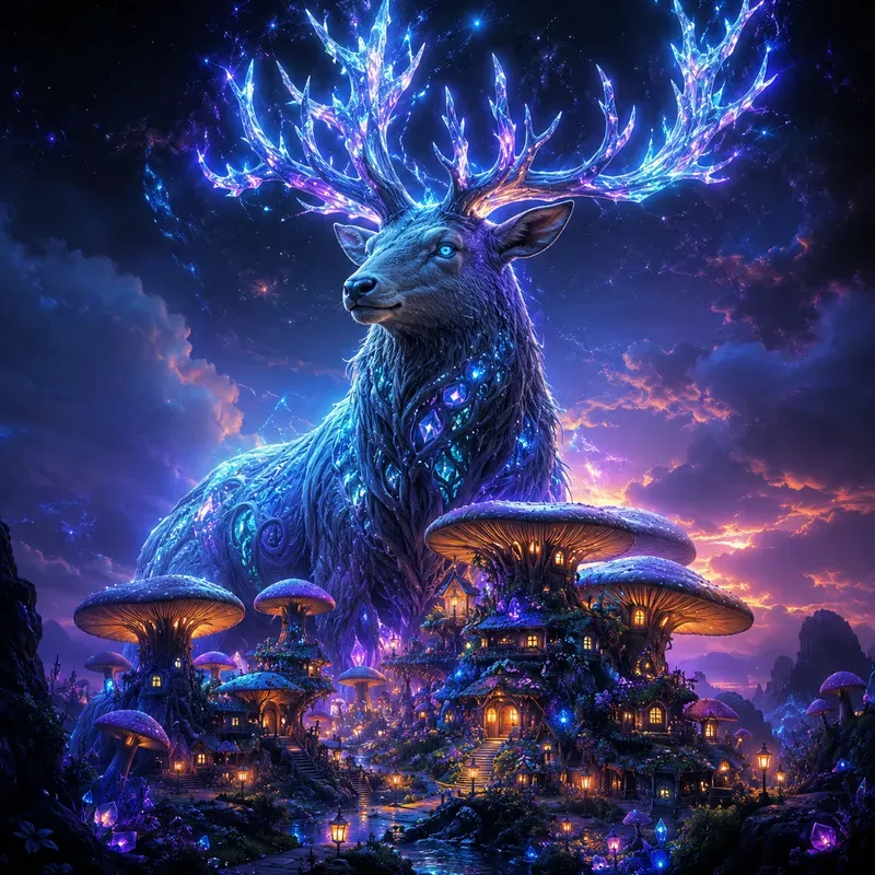 Neon Surreal Dreamscapes