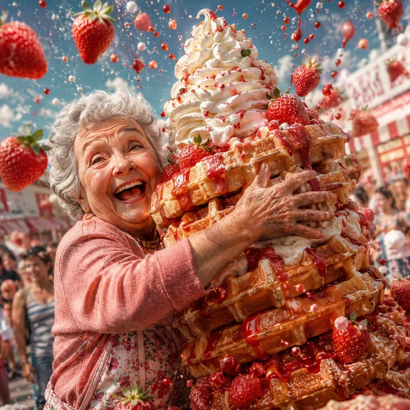 Giant Food Hug Festival Portraits