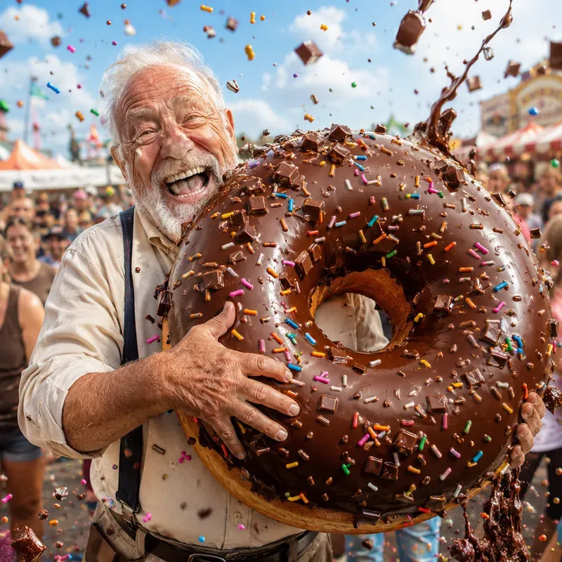 Giant Food Hug Festival Portraits