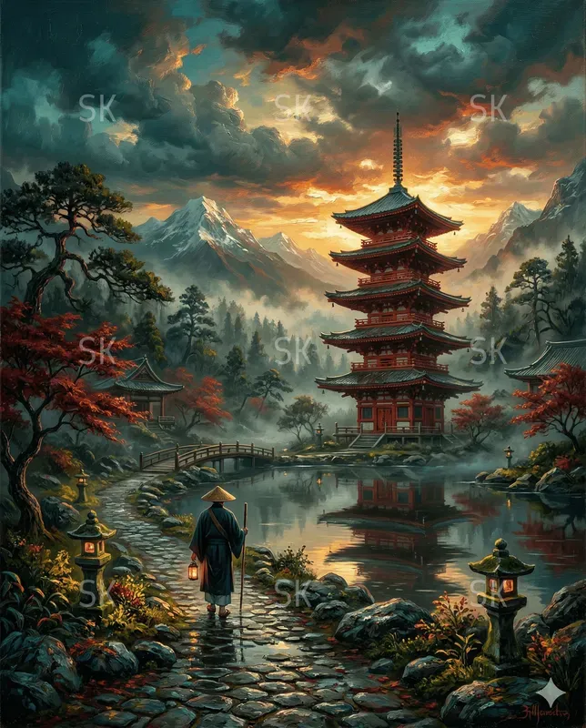 Cinematic Fantasy Oil Paintings