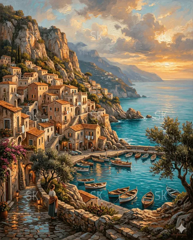 Cinematic Fantasy Oil Paintings