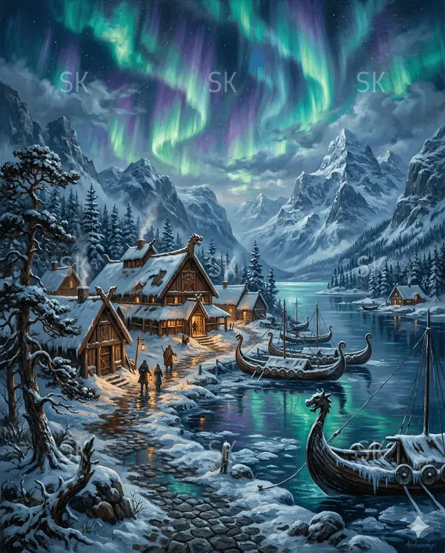 Cinematic Fantasy Oil Paintings