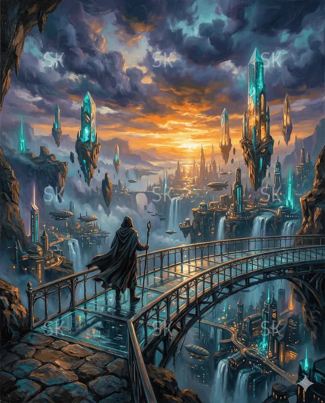 Cinematic Fantasy Oil Paintings