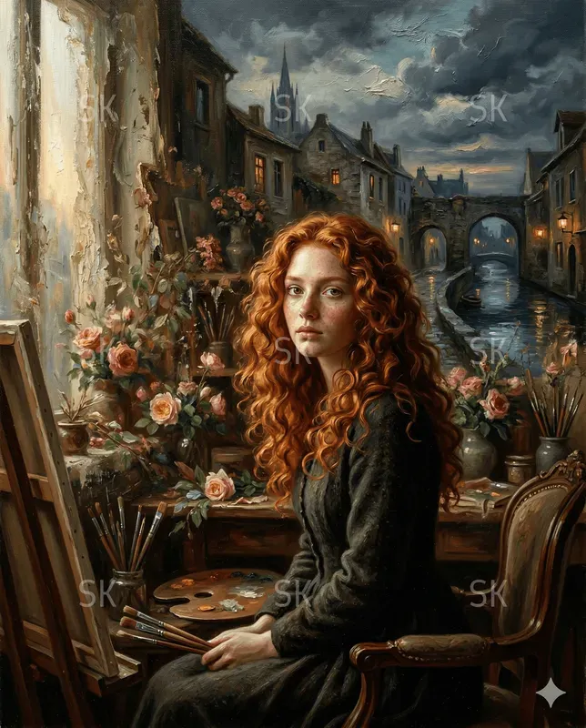 Cinematic Fantasy Oil Paintings