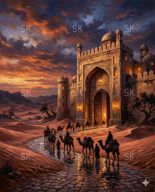 Cinematic Fantasy Oil Paintings