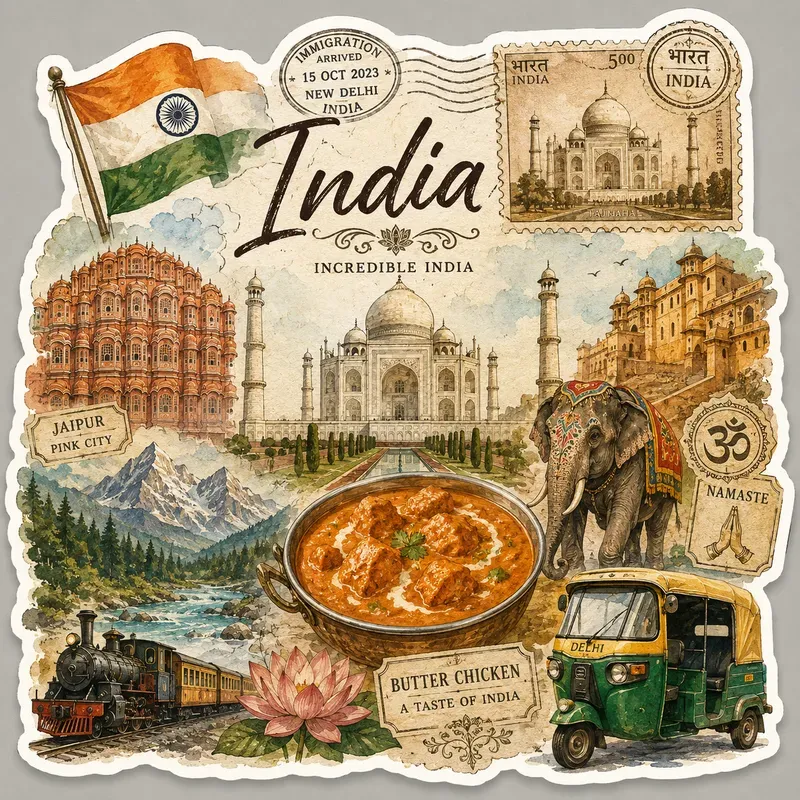 Vintage Travel Stickers