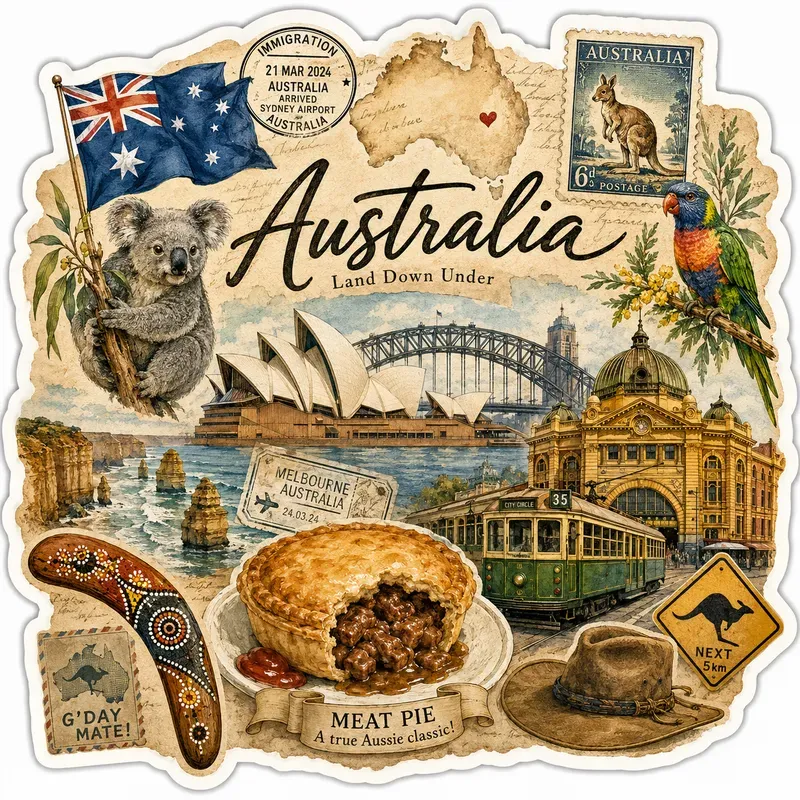 Vintage Travel Stickers
