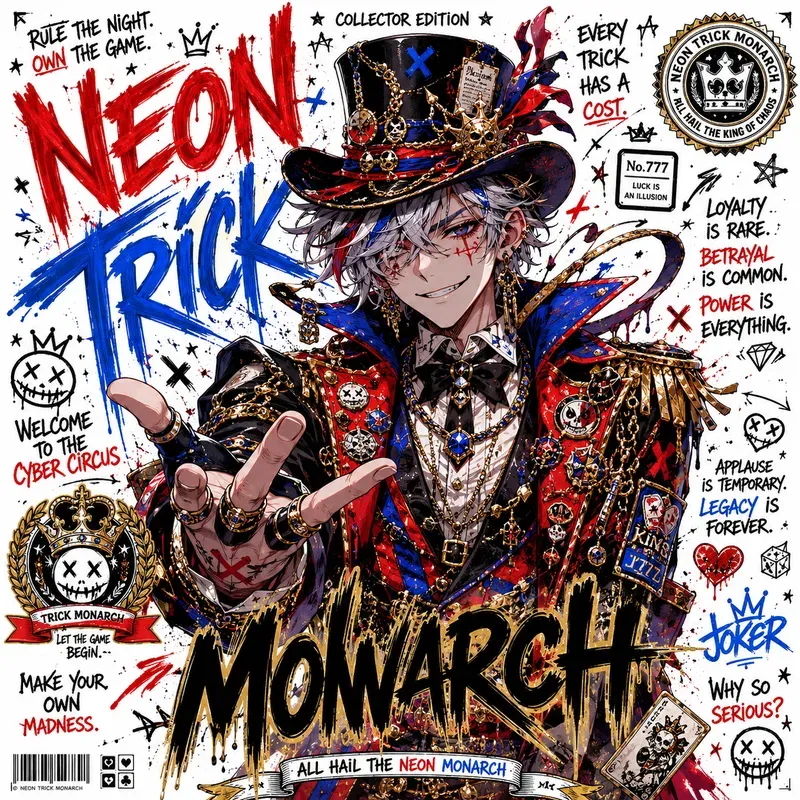 Graffiti Monarch Character Posters