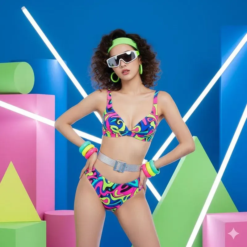 Retro Pop Fashion Editorial Photos