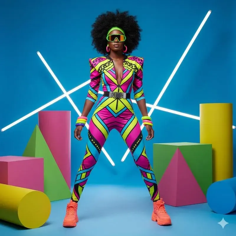 Retro Pop Fashion Editorial Photos