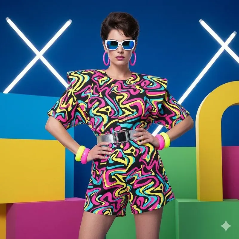 Retro Pop Fashion Editorial Photos