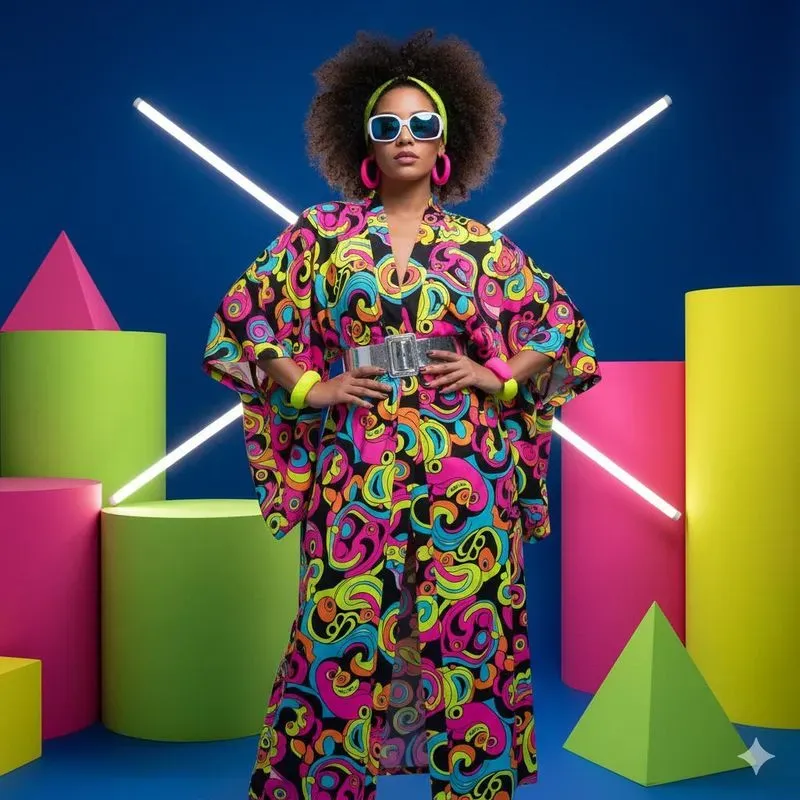 Retro Pop Fashion Editorial Photos