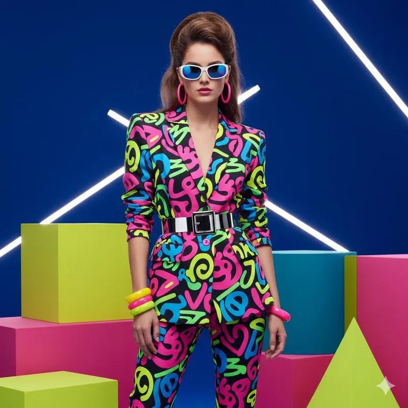 Retro Pop Fashion Editorial Photos