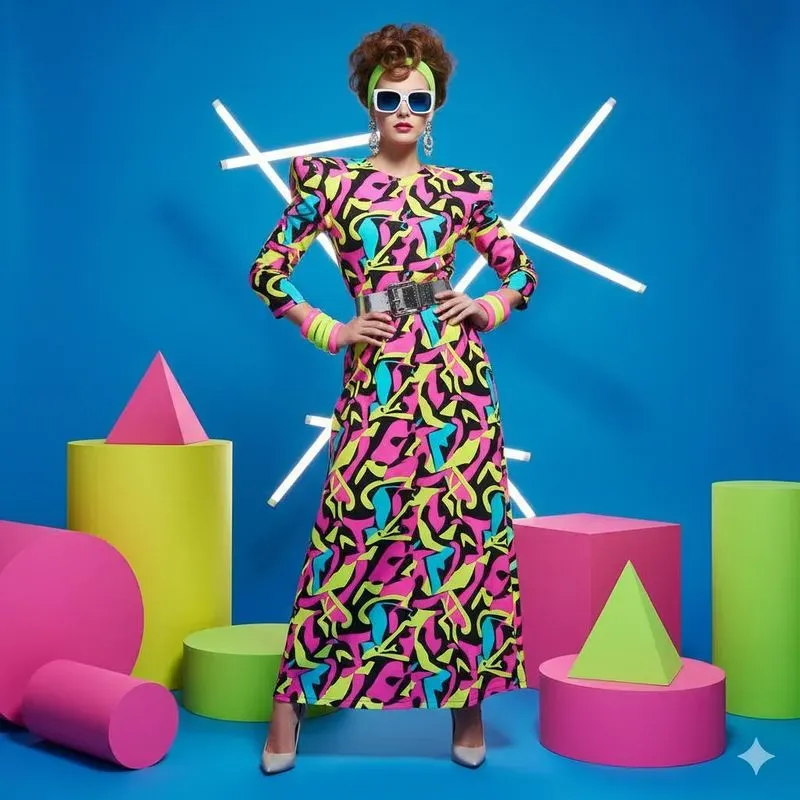 Retro Pop Fashion Editorial Photos