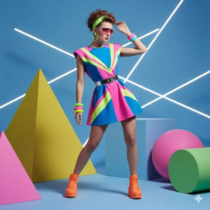 Retro Pop Fashion Editorial Photos