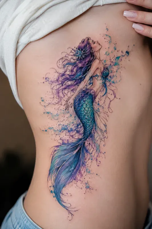 Vibrant Watercolor Tattoo Designs