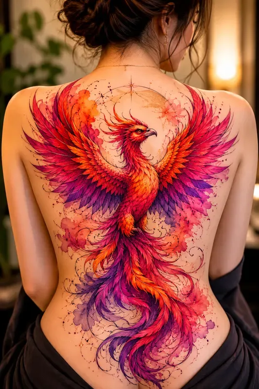 Vibrant Watercolor Tattoo Designs