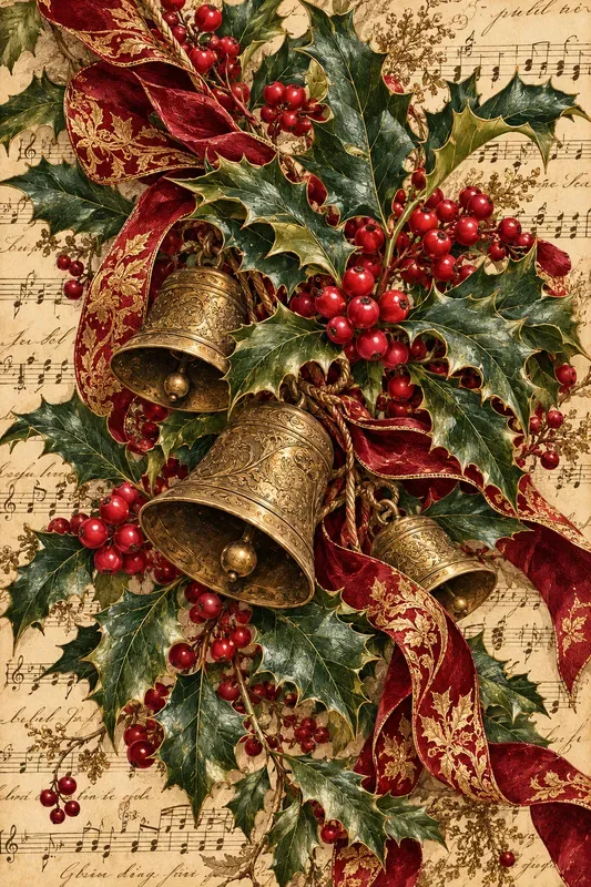 Christmas Floral Gift Wrap Paper Pods