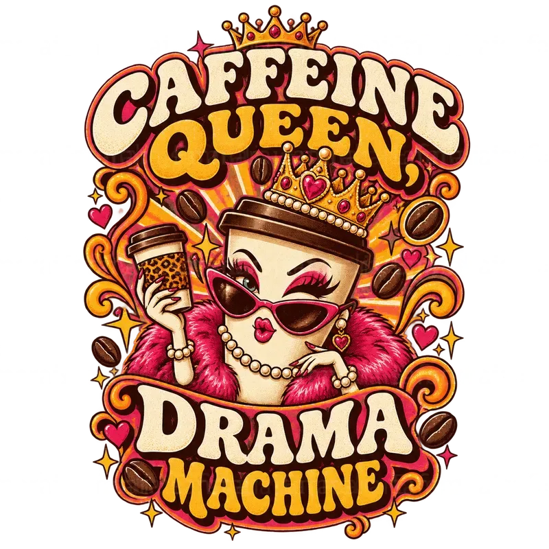 Groovy Retro Coffee Tshirt Designs