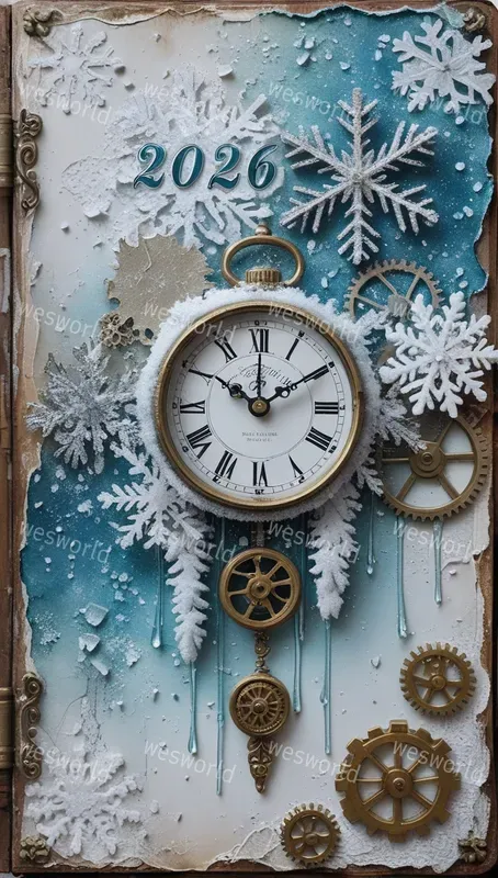 Winter Happy New Year Junk Journals