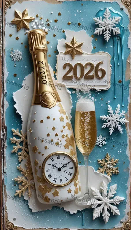 Winter Happy New Year Junk Journals