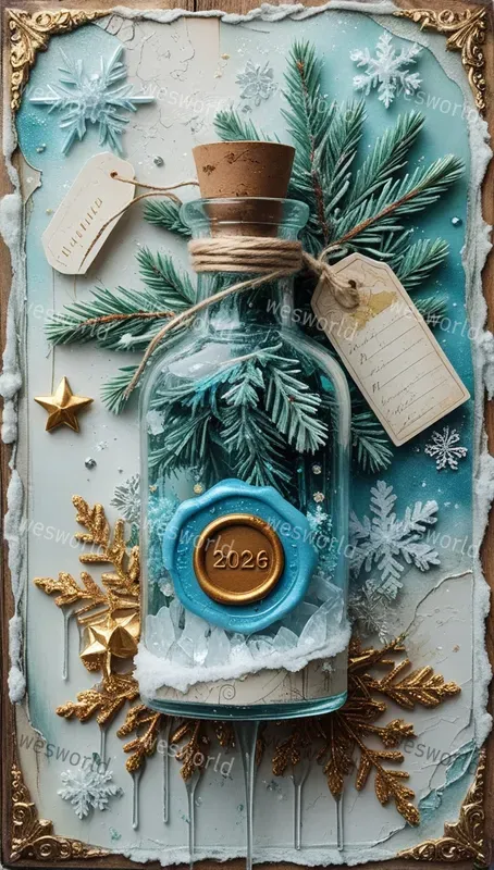 Winter Happy New Year Junk Journals