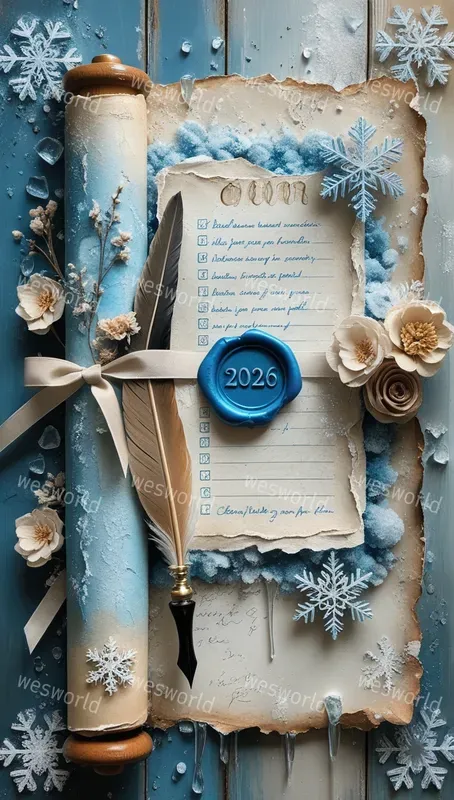 Winter Happy New Year Junk Journals