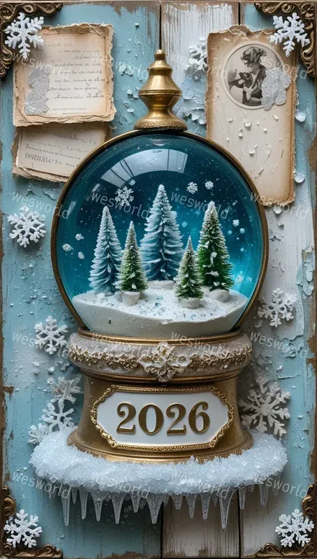 Winter Happy New Year Junk Journals