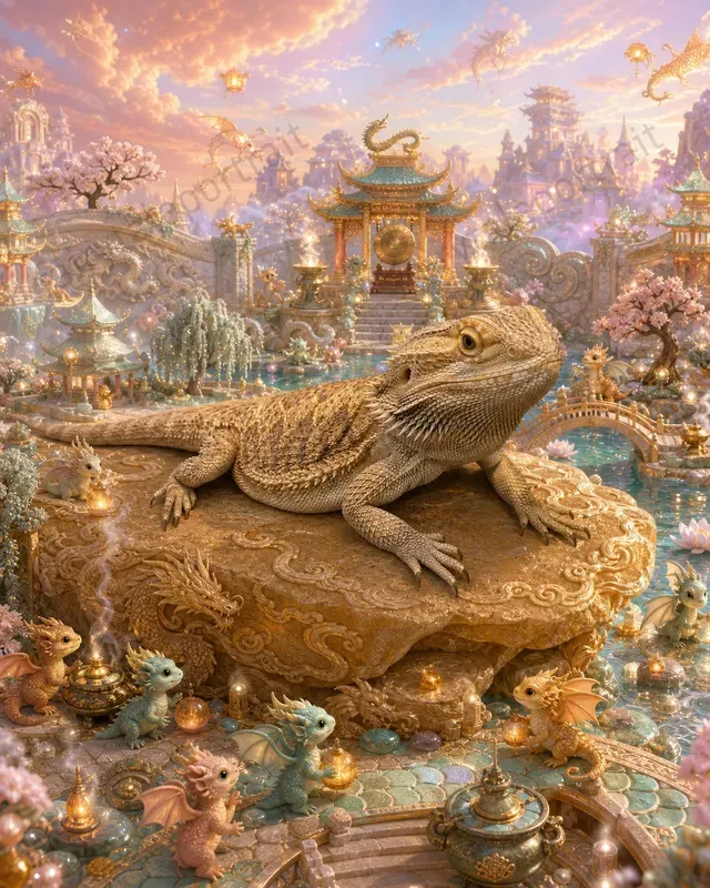 Pets In Miniature Fantasy Worlds