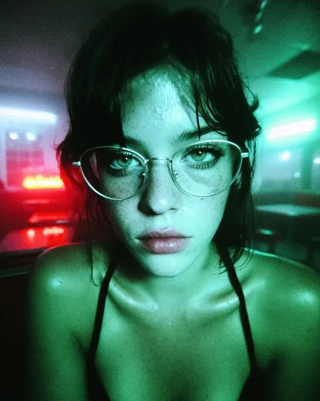 Neon Liminal Horror Cinematics