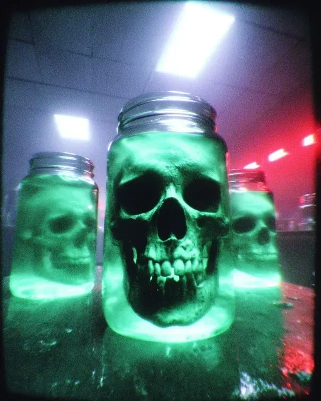 Neon Liminal Horror Cinematics