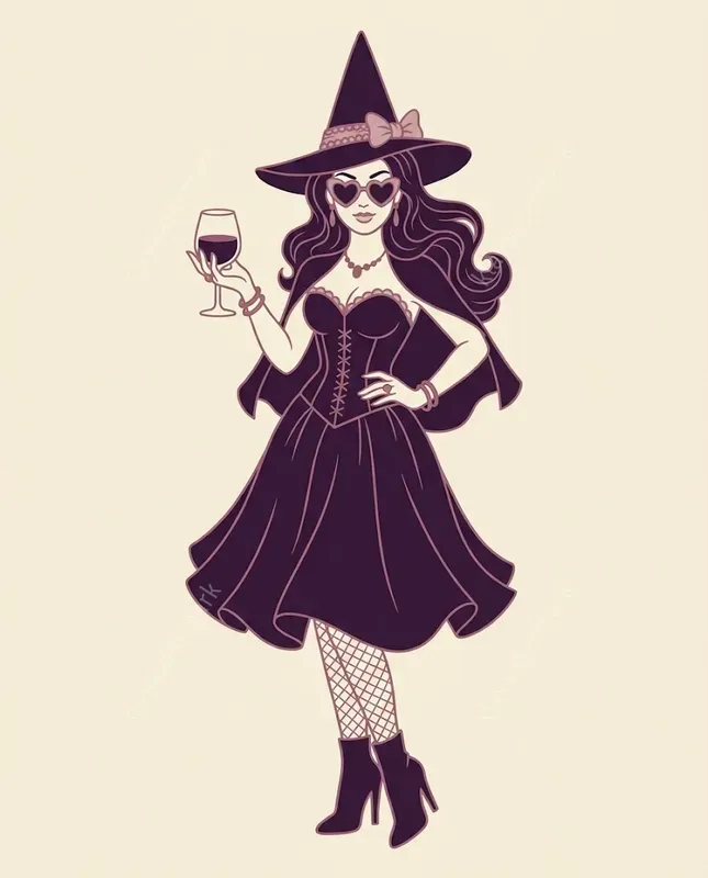 Witch Bachelorette Cliparts