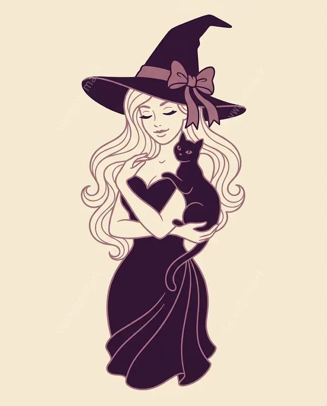Witch Bachelorette Cliparts
