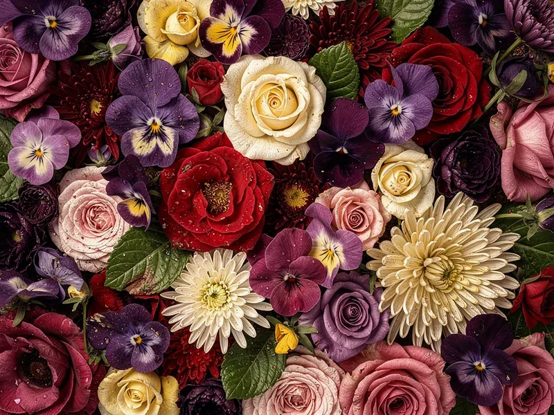 Flowers Floral Textures Botanical Designs
