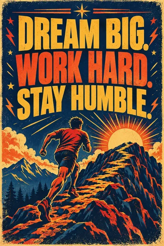 Bold Motivational Poster Generator