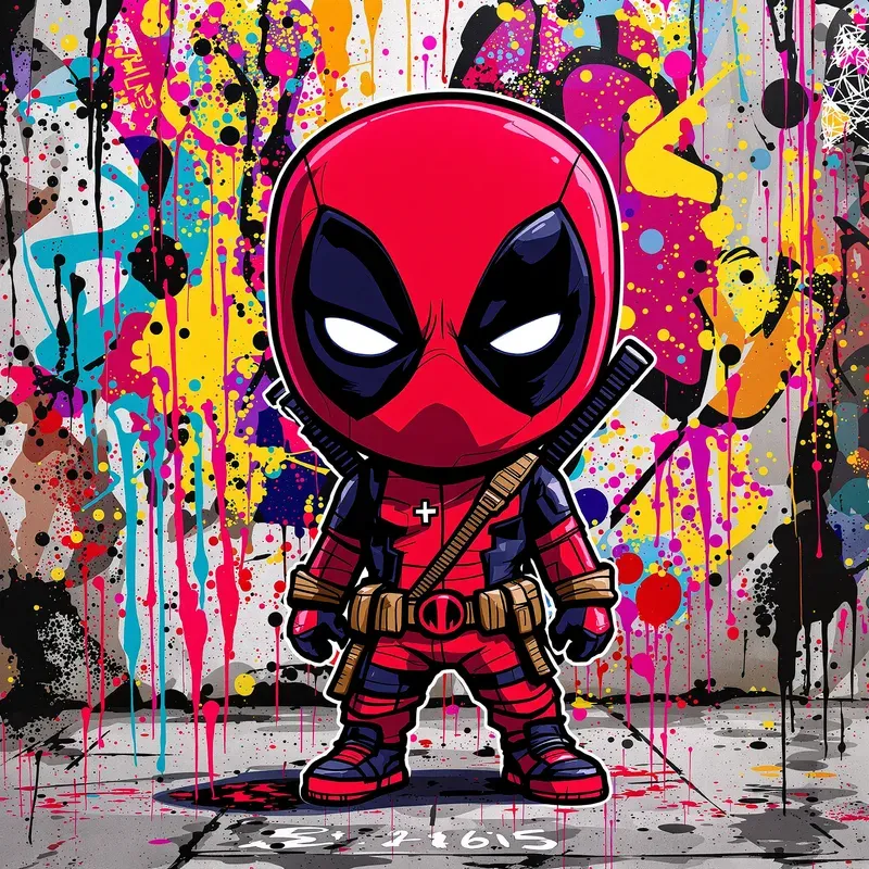 Hype Graffiti Character Anime Street Art