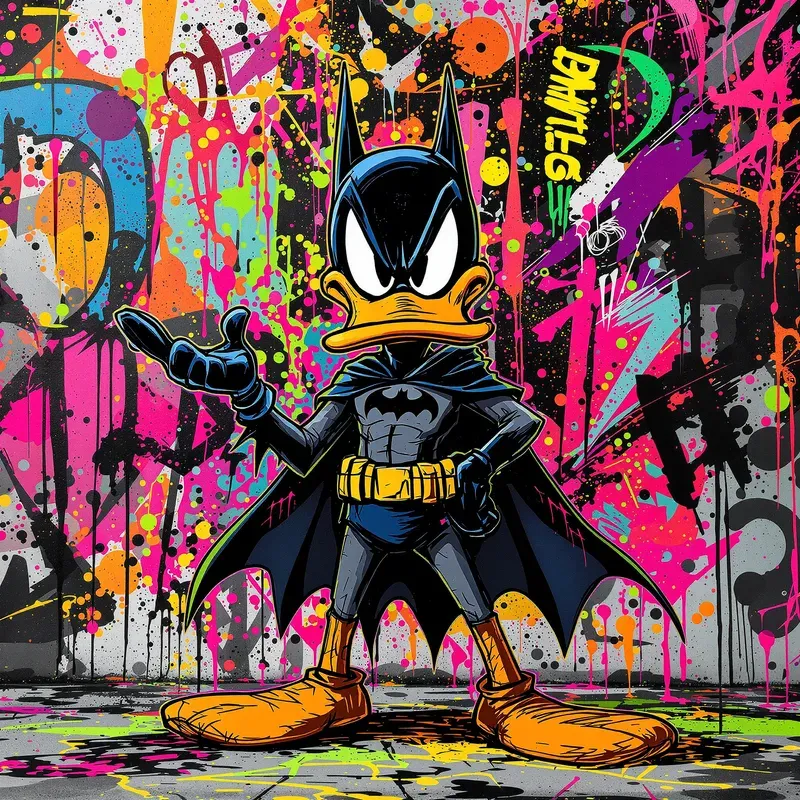 Hype Graffiti Character Anime Street Art