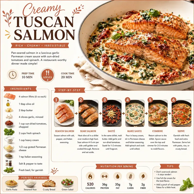 Modern Recipe Infographics
