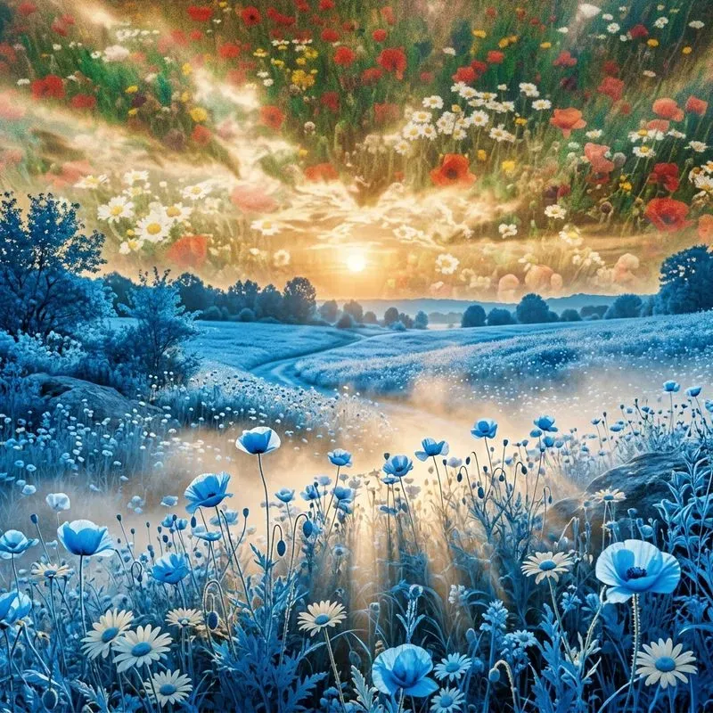 Color Swapped Nature Art