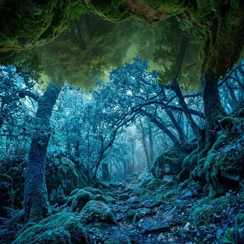 Color Swapped Nature Art