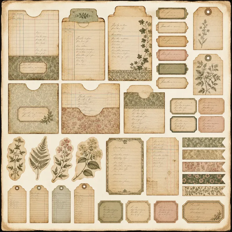Ledger Pocket Ephemera Sheet Builders